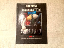 SIP 1987 FASCICOLO PREFISSI TELESELETTIVI SUPPLEMENTO ELENCO TELEFONICO