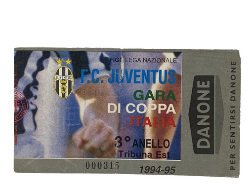 Biglietto ticket juventus - biglietto,