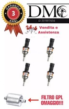 4 INIETTORI NUOVI GPL METANO