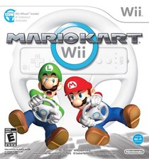 MARIO KART Nintendo Wii completo con 2 volanti Gioco in Italiano Originale