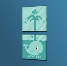 Set 2 Quadri per Cameretta