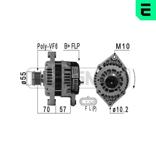 Generatore alternatore era - generatore,