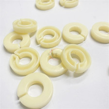 Confezionatrice verticale anello morsetto pellicola/anello di blocco per albero rotolo pellicola