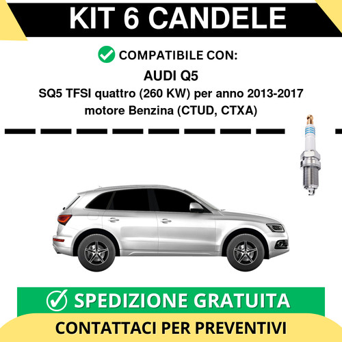 Kit candele per audi sq5 - per,