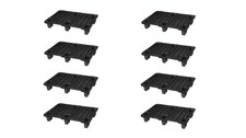 8 pezzi pallet in plastica 80