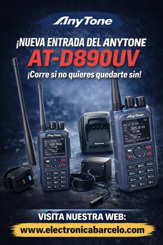 Anytone d890uv walkie doble - anytone,
