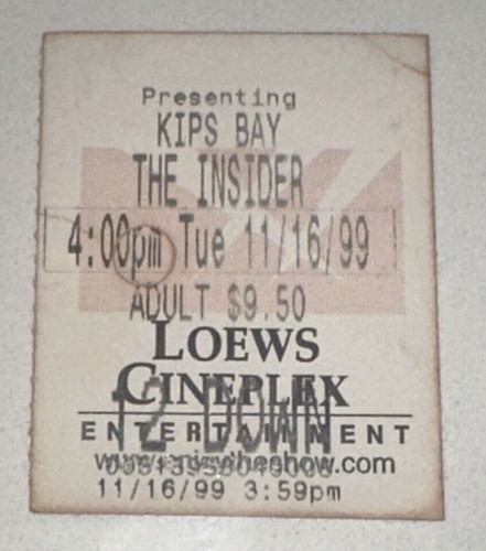 Biglietto the insider movie - the,
