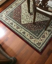 GRANDE TAPPETO FINE DISEGNO NAIN ORIENTALE PERSIANO TABRIZ BEIGE ANTICO 230X160