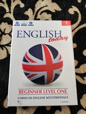 book libro ENGLISH TODAY 1 beginner level one corso di inglese IL GIORNALE sc156