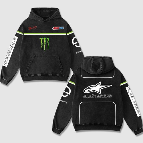 Monster energy racing felpa - monster,