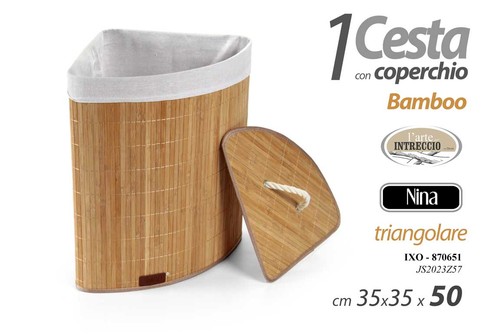 Portabiancheria cesta angolo - cesta,