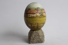 Uovo dipinto pittura ad olio