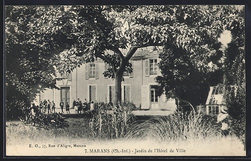 Cpa marans jardin - cpa, de