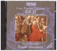 Bach C.P.E. - Sonate Per Viola Da Gamba / Paolo Pandolfo · Rinaldo Alessandrini 