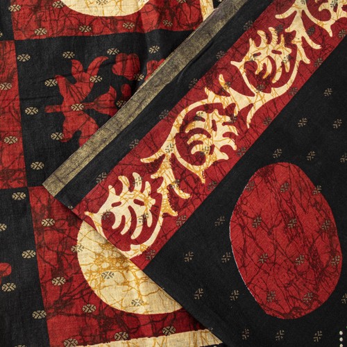 Sari sanscriti vintage nero - sari,