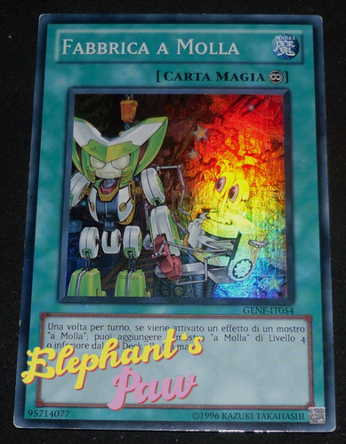 Yugioh fabbrica a molla - yugioh,
