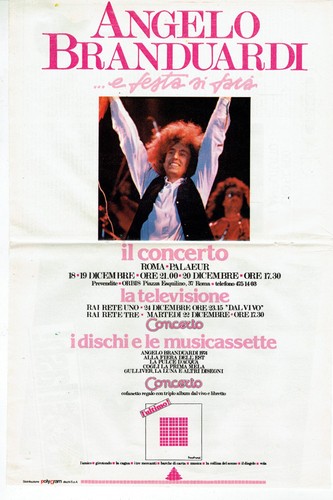 Angelo branduardi concerto - angelo,