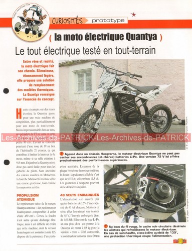 Quantya cross prototype - :, moto