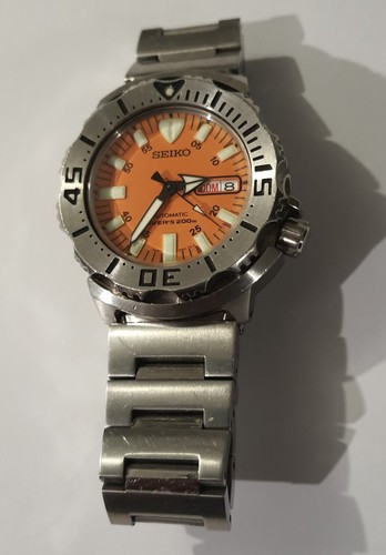 Seiko skx781 monster - skx781, orange