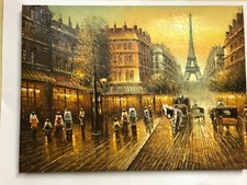 dipinto ad olio parigi misura