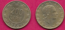 ITALY 200 LIRE 1978-R WOMAN