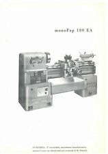 Anselmi Monofap 180 EA user manual PDF