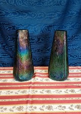 Coppia Antichi Vasi In Vetro