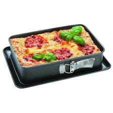 Tortiera Lasagnera apribile Rettangolare 32 x 22 Cm. Stampo smaltato Zenker