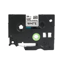 Nastro Compatibile Brother TZE-251 TZE251 24mm 8 Metri Nero su Bianco