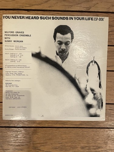 Milford graves sunny - graves,