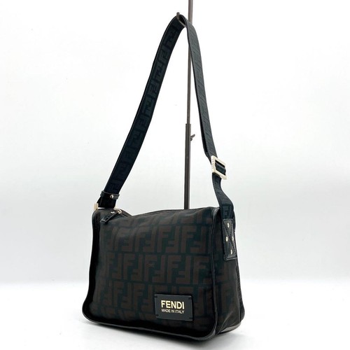 Fendi zucca nylon - fendi, black