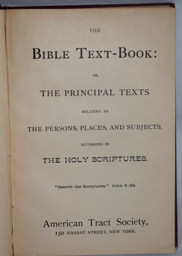Bible text book the principal - bible,
