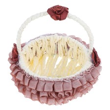  Cesto Di Fiori Intrecciato Da