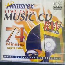 RARE MEMOREX CD-RW AUDIO 74