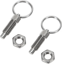 2 Pezzi Perni a Molla Inox Con