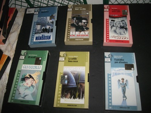 Lotto vhs film cassetta - film,
