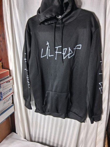 Felpa nera con cappuccio - , lil