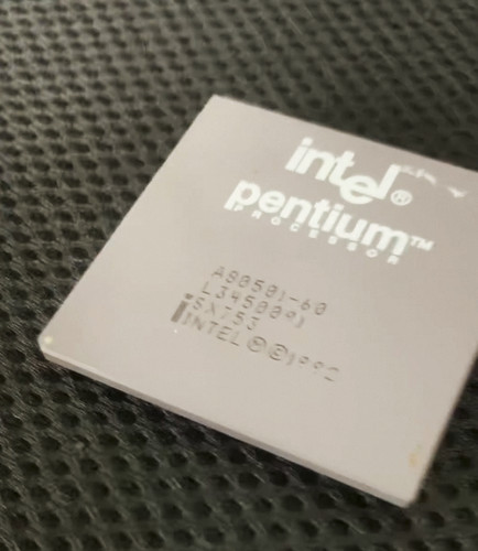 Processore vintage pentium - pentium, 60