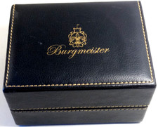BURGMEISTER-SCATOLA PER OROLOGIO-VINTAGE-ORIGINALE-RARE WATCH BOX-CASE-CAJA-BOIT