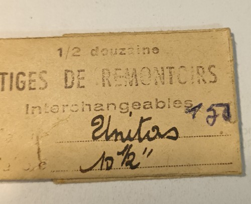 Tige remontoir pour - 1, de