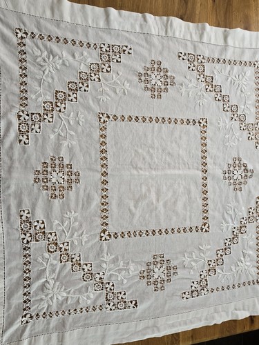 Vintage white embroidery