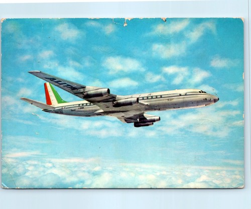 Cartolina epoca alitalia - cartolina,