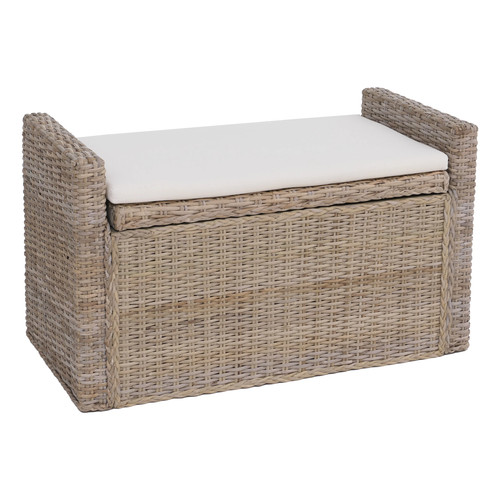 Sgabello panca m92 rattan con - panca,