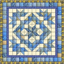 Kit Trapunta Country Chic Francese!!  Tessuti di Benartex