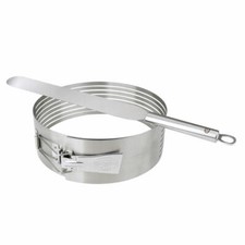 Dr. Oetker Aiuto per il taglio del fondo della torta aiuto da cucina professionale 2 pezzi, con coltello per torta