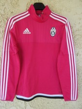 Maillot JUVENTUS TURIN 2015 2016 Zip Sweat Top training ADIDAS shirt maglia S