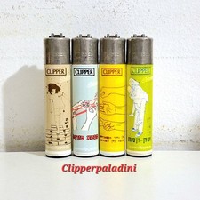 Accendini Clipper Lighters, Mecheros Feuerzeuge, Israel, Vintage 