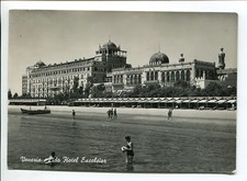 1950/60 Venezia Hotel Excelsior DEST. Montecatini Terme FG B/N VG ANIM Barca