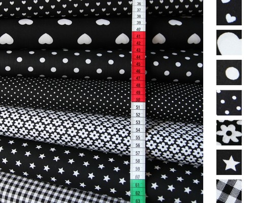 Tessuti cotone nero - cotone,