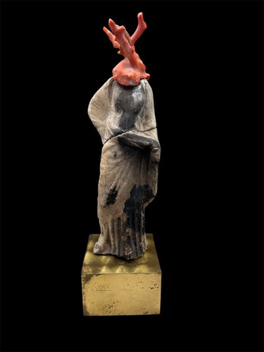 Antica statuetta terracotta - in,